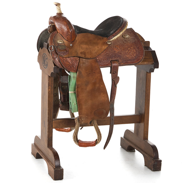Used 13.5in Marlene Eddleman Circle Y Barrel Saddle
