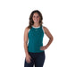 Women's Teal Horseshoe Tank