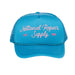 Turquoise Foam Cap