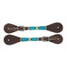 Ladies Turquoise Roundup Spur Straps