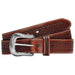 Men's Brown Diamond Black Belt