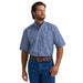 Men's Classic Blue Plaid Button Shirt