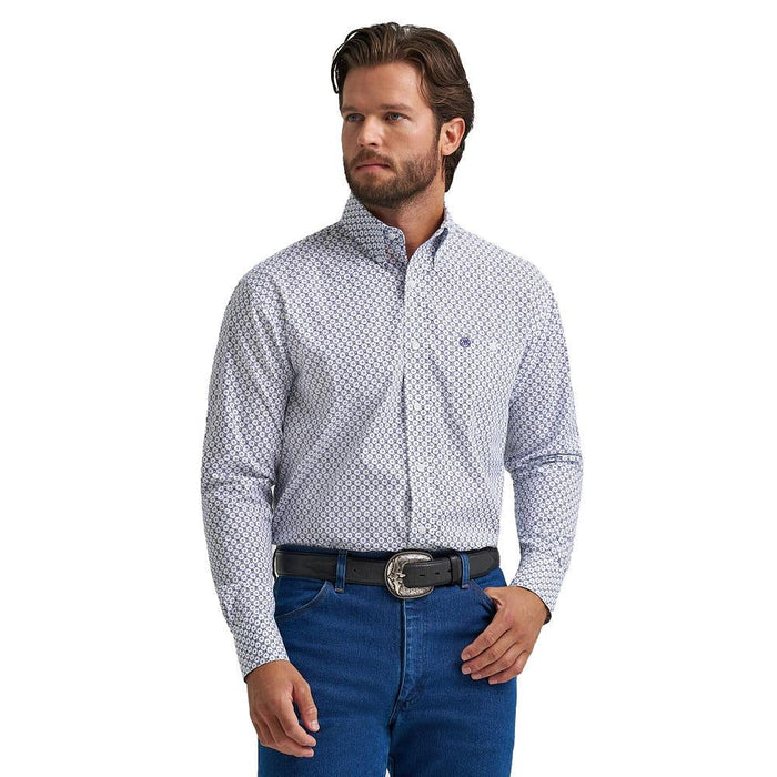 Men's Blue Paisley Classic Shirt