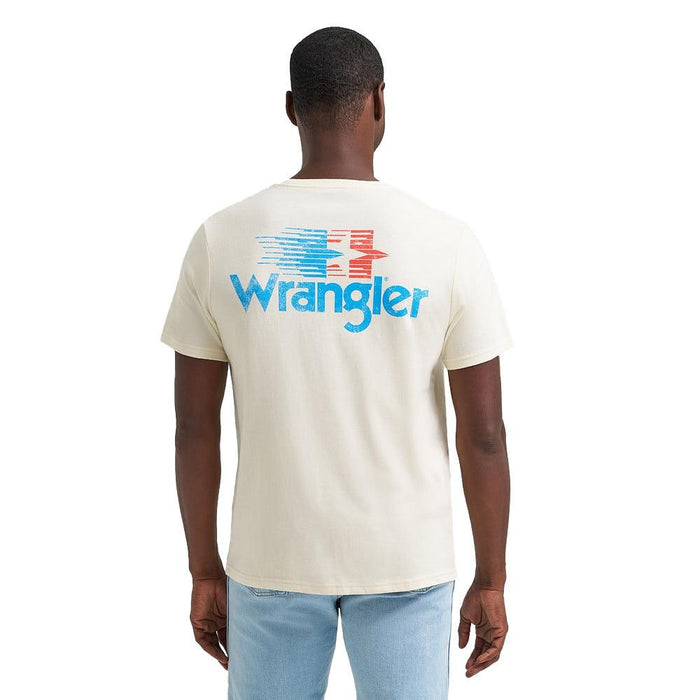 Men's Antique White Star Logo Tee Shirt