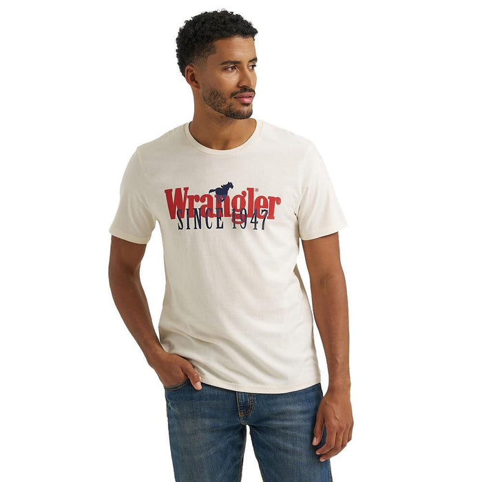 Men's Since 1947 Logo Antique White Tee Shirt