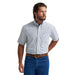 Men's Classic Teal & White Plaid Shirt