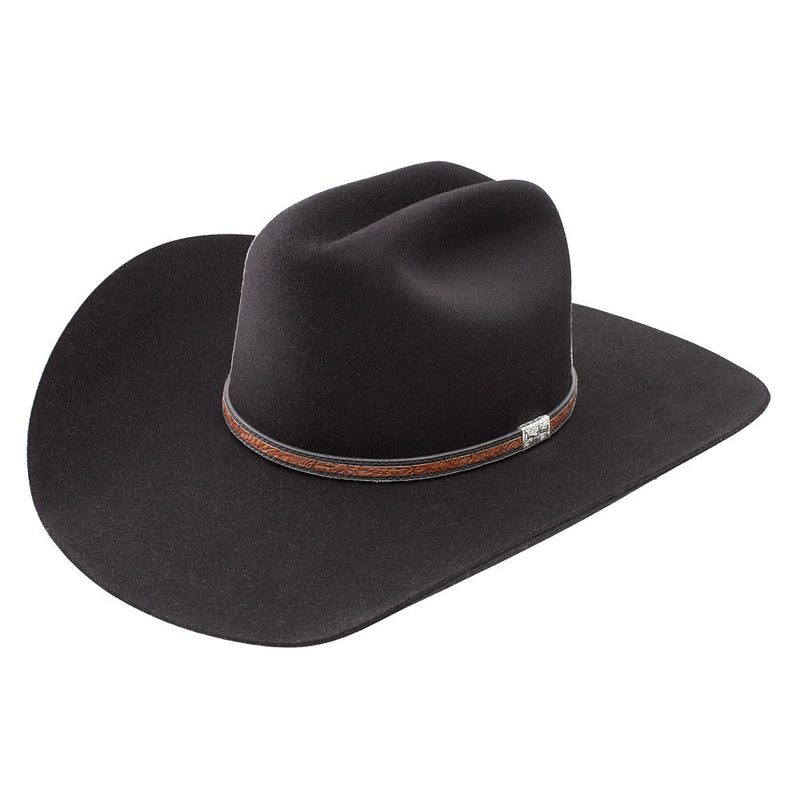 George Strait 5X Foster Black 4 1/4in Brim Felt Hat