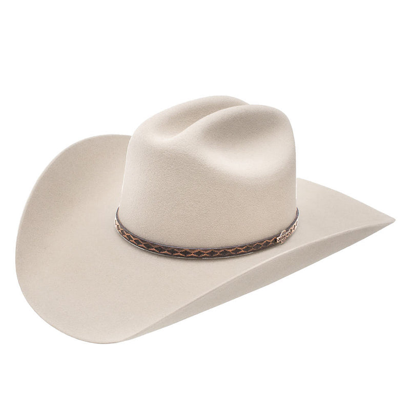 5X Medalist Silverbelly 4 1/4in Brim Precreased