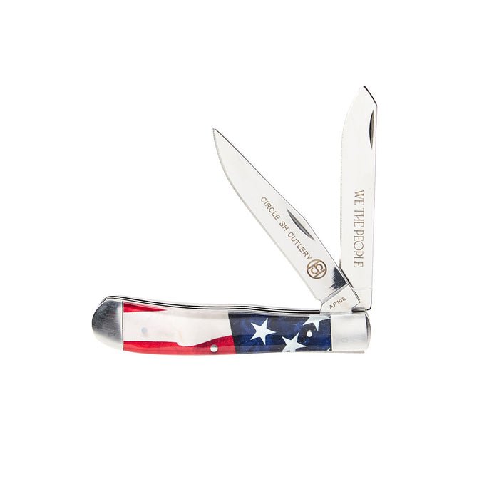 Circle SH Cutlery We The People Trapper Knife