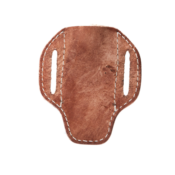 Leather Pancake Vertical Large Knife Sheath