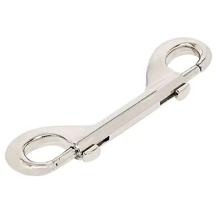 4in Nickle Plated Double End Snap