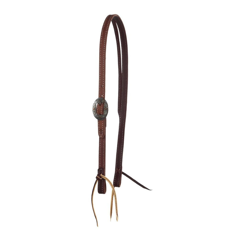 Premium Split Ear Headstall with Floral Buckle