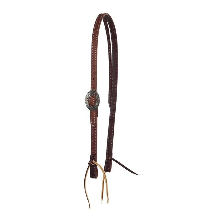 Premium Split Ear Headstall with Floral Buckle