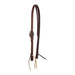 Premium Split Ear Headstall with Floral Buckle