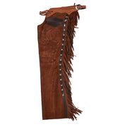 Roughout Rust Brown and Taupe Lace Medium Chaps