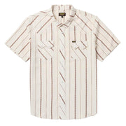 Men's White Azteca Tile Sawtooth Shirt