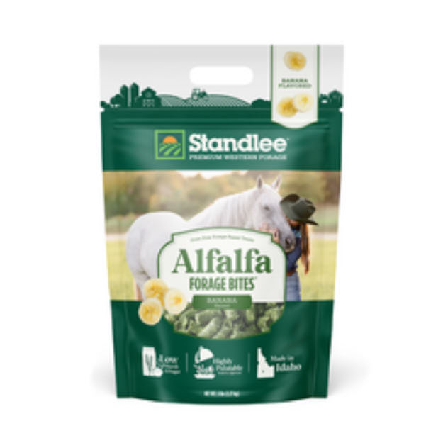 Alfalfa Forage Bites Banana Horse Treat