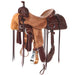 Floral Tooled Combo Ranch Cutter Saddle