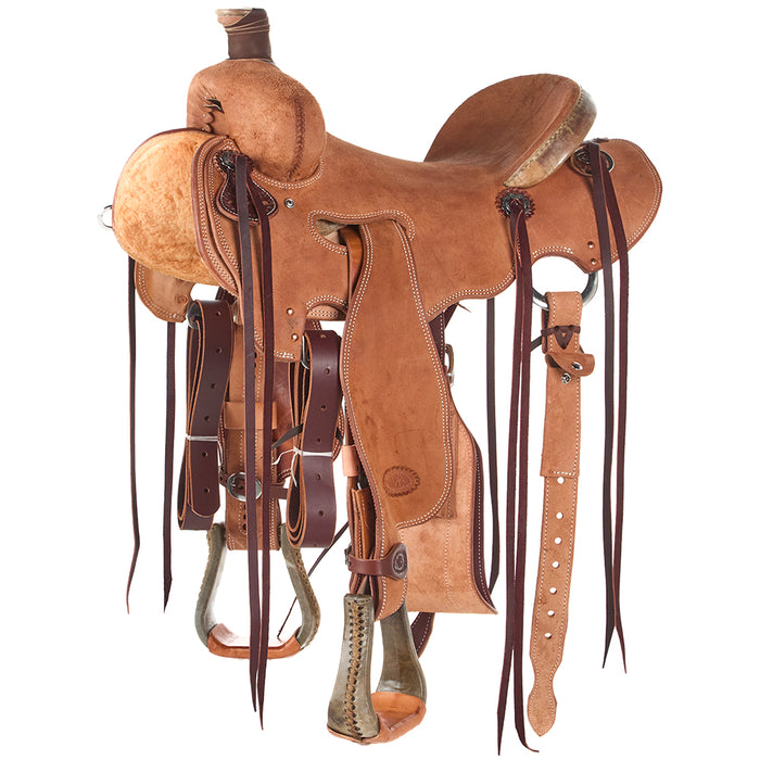 Heavy Oil No Lace Swells Roughout Strip Down Saddle
