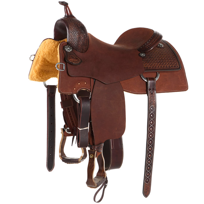 16in 1/4 Breed Basket Performance Saddle
