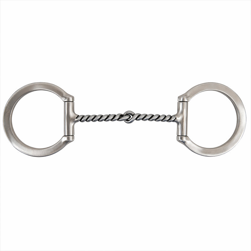 Tool Box D Ring Twisted Wire Snaffle Bit