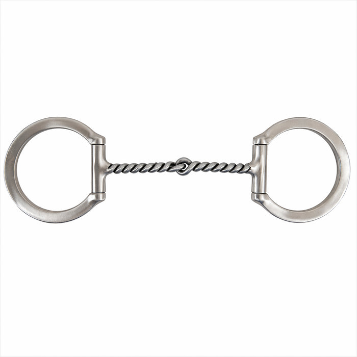 Tool Box D Ring Twisted Wire Snaffle Bit