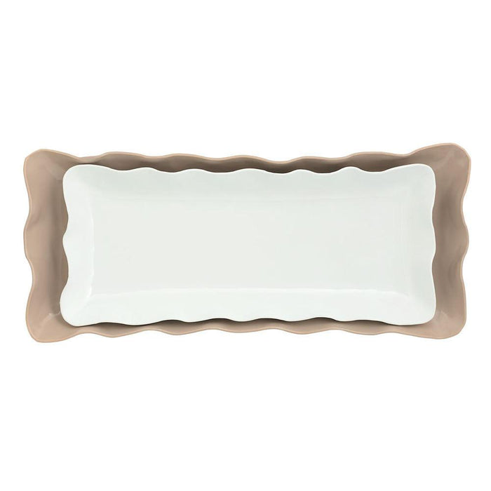 Decorative Enamel Tray Set