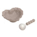 Gray Heart Candy Dish Set