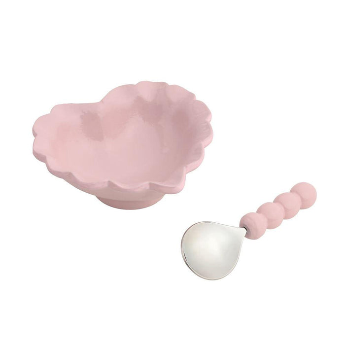 Pink Heart Candy Dish Set