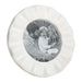 Circle Ruffle Marble Frame