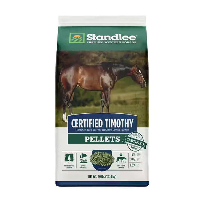 Certified Timothy Grass Pellets 40LB
