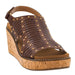 Women's Mahogany Studded Can We Go Wedge Sandal