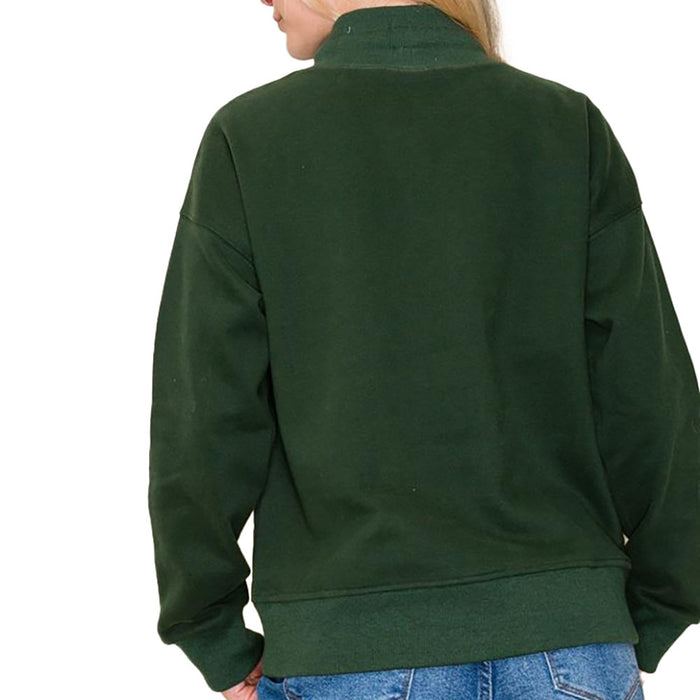 Staccato Women's Forest Inner Brushed French Terry Sweatshirt