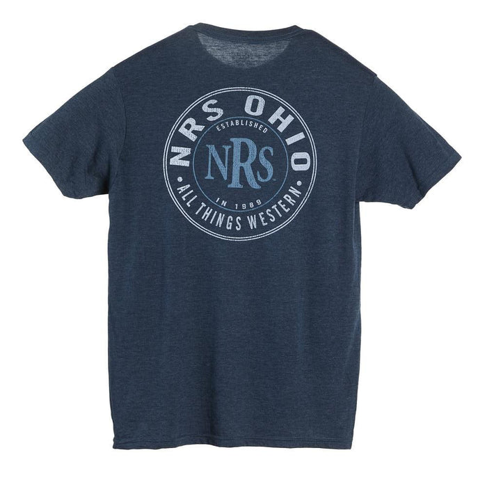 Ohio All Things Western Circle Logo Navy Tee Shirt