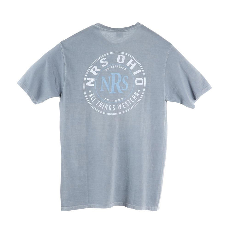 Ohio All Things Western Circle Logo Grey Tee Shirt