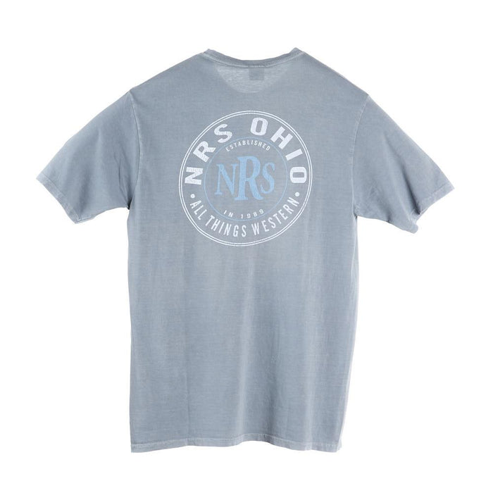 Ohio All Things Western Circle Logo Grey Tee Shirt