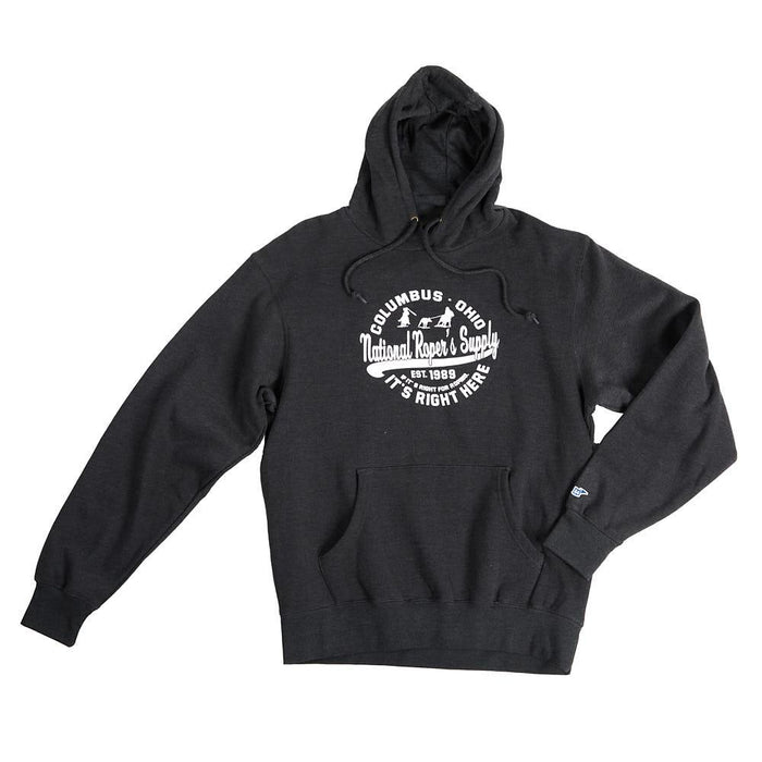 Columbus Ohio It's Right Here Charcoal Hoodie
