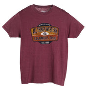 Columbus Ohio Maroon Logo Tee Shirt