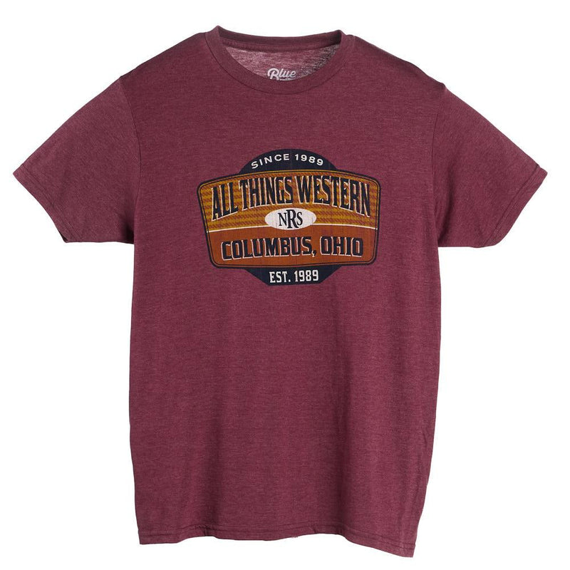 Columbus Ohio Maroon Logo Tee Shirt