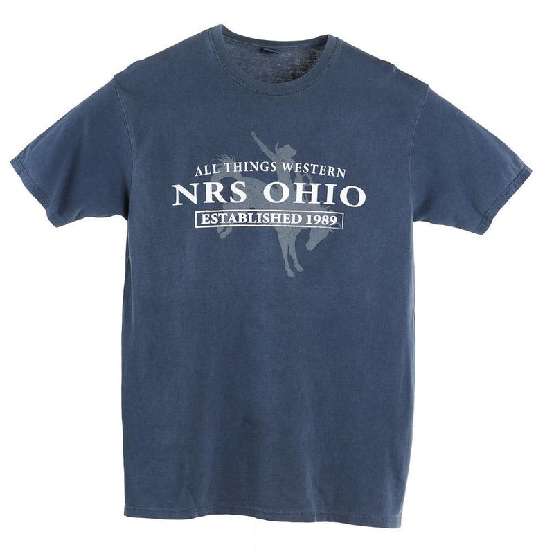 Ohio Bucking Horse Indigo Tee Shirt