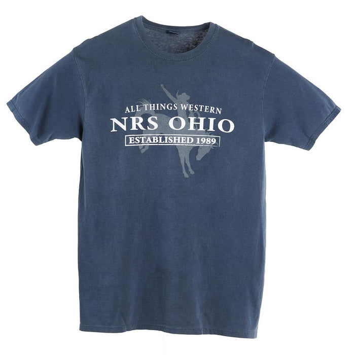 Ohio Bucking Horse Indigo Tee Shirt