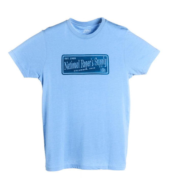Ohio Blue License Plate Tee Shirt