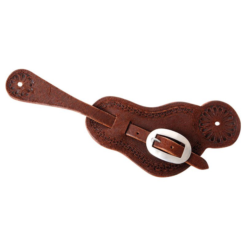 Chocolate Roughout San Carlos Spur Strap