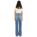 Girl's High Rise Slim Wide Leg Jeans