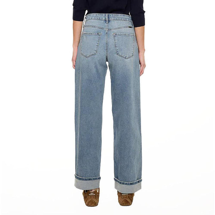 Women's Medium Wash Wide Leg Jean