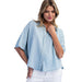 Women's Denim Button Down Blouse
