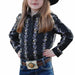 Girl's Western Print Shirt