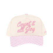 Pink Polka Dot Count It All Joy Cap