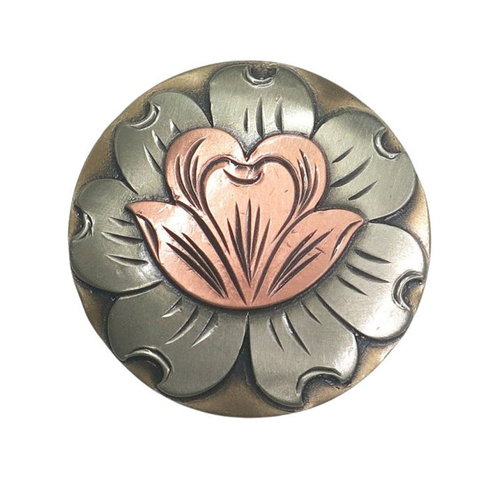 1.5in Tulip Screwback Concho