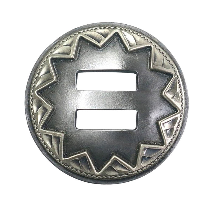1.5in Silver Triangle Slot Concho